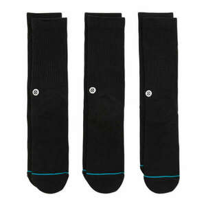 Stance icon 3 pack zokni unisex fekete xl kép