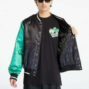 New era nba satin bomber boston celtics kabát férfi fekete/zöld xl kép