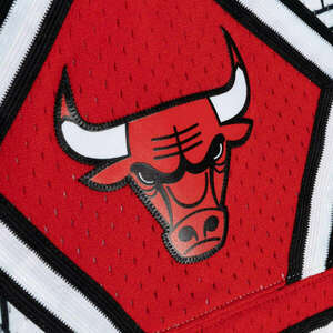 Mitchell & ness nba chicago bulls doodle swingman shorts rövidnadrág férfi fehér/piros xl kép