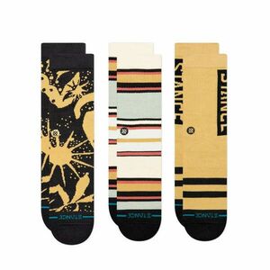 Stance dunes 3 pack zokni unisex barna l kép