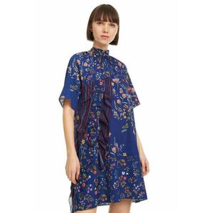 Desigual Florence kék, virágmintás női ruha – 36 kép