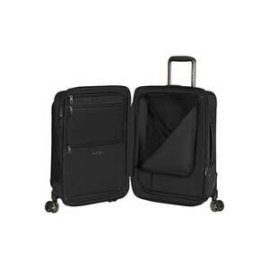 Samsonite PRO-DLX 6 Spinner Puhafedeles négykerekű kabinbőrönd - Fekete kép