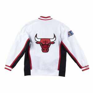 Mitchell & ness chicago bulls 96' authentic warm up jacket kabát férfi fehér xl kép