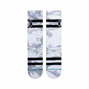 Stance nets dyed zokni unisex fekete/fehér l kép