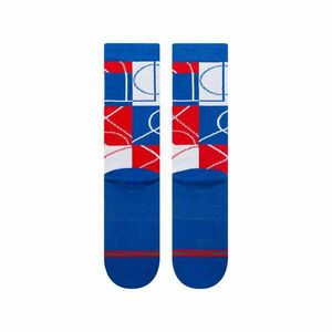 Stance zone philadelphia 76ers zokni unisex kék l kép