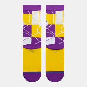 Stance zone los angeles lakers zokni unisex lila l kép