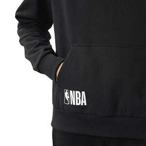 New era brooklyn nets half logo oversized hoodie pulóver férfi fekete xl kép