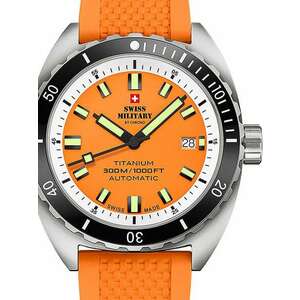 Swiss Military SMA34100.10 Diver Titanium Automatic 42mm 30ATM kép