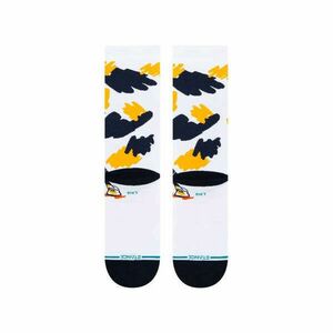 Stance paint mitchell zokni unisex fehér l kép