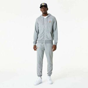 New era los angeles nba full zip hoody pulóver férfi szürke m kép