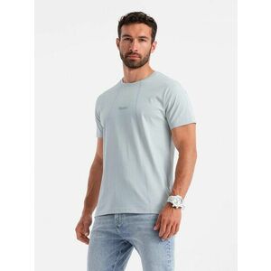 Ombre Clothing Szürke póló hímzett felirattal V4 TSCT-0170 kép