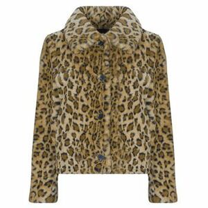 Kabátok Guess CECILE PRINT LEOPARD FAUX FUR kép