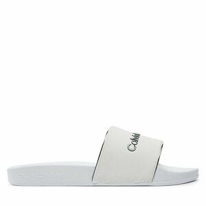 Papucs Calvin Klein Jeans Slide Instituitional Mtr YW0YW01508 Fehér kép