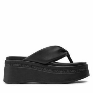 Flip-flops Tommy Jeans Tjw Wedge Sandal EN0EN02457 Fekete kép