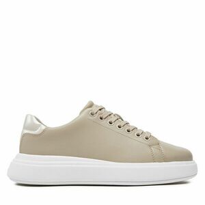 Sportcipők Calvin Klein Cupsole Lace Up Leather HW0HW01987 Bézs kép