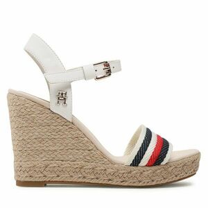 Espadrilles Tommy Hilfiger Corporate Wedge FW0FW07086 Fehér kép