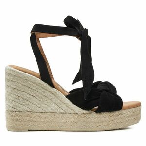 Espadrilles Manebi Hamptons Wedge Espadrilles With Knot K 1.0 WS Fekete kép