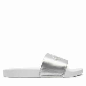 Papucs Calvin Klein Jeans Slide Ny Pearl YW0YW01243 Ezüst kép