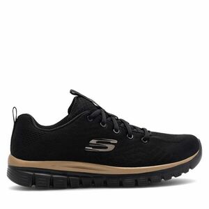 Sportcipők Skechers GRACEFUL 12615 BKRG Fekete kép