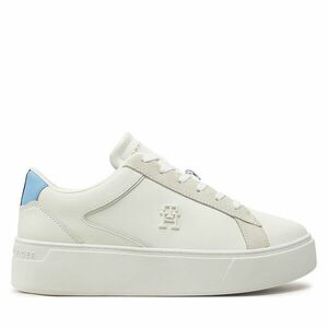 Sportcipők Tommy Hilfiger Th Platform Court Sneaker Nbk FW0FW08210 Ekru kép