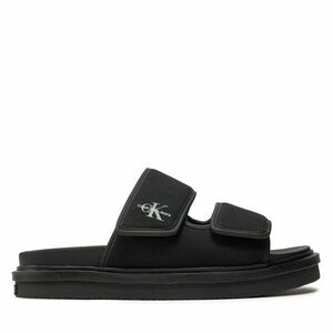 Papucs Calvin Klein Jeans Double Bar Sandal Mtl YM0YM01020 Fekete kép