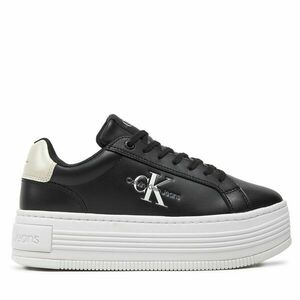 Sportcipők Calvin Klein Jeans Bold Platf Low Lace Lth Ml Mtl YW0YW01516 Fekete kép