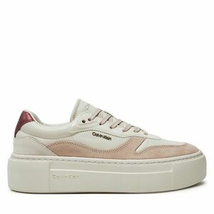 Sportcipők Calvin Klein Ff Cupsole Lace Up W/Ml Mix M HW0HW02125 Bézs kép