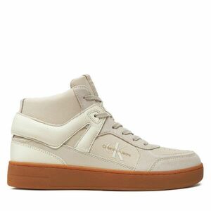 Sportcipők Calvin Klein Jeans Basket Cup Mid Laceup Lth Ml Mtr YM0YM00995 Ekru kép