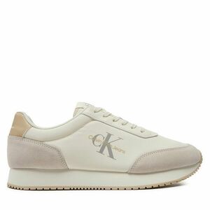 Sportcipők Calvin Klein Jeans Retro Runner Low Mix Mtl YM0YM01032 Ekru kép