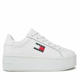 Sportcipők Tommy Jeans Tjw Flatform Ess EN0EN02518 Fehér kép