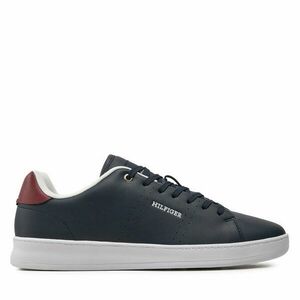 Sportcipők Tommy Hilfiger Court Cupsole Rwb Lth FM0FM04966 Sötétkék kép