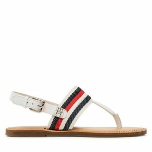 Szandál Tommy Hilfiger Flat Sandal Corporate FW0FW06988 Ekru kép