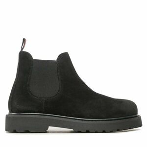 Bokacsizma Tommy Jeans Tommy Jeans Suede Boot EM0EM01205 Fekete kép