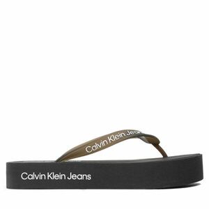 Flip-flops Calvin Klein Jeans Beach Sandal Flatform Logo YW0YW01092 Fekete kép