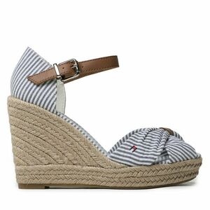 Espadrilles Tommy Hilfiger Basic Seersucker High Wedge FW0FW07160 Kék kép