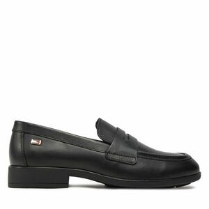 Lords Tommy Hilfiger Flag Leather Classic Loafer FW0FW08030 Fekete kép