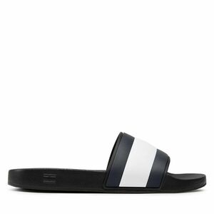 Papucs Tommy Hilfiger Rubber Th Flag Pool Slide FM0FM04263 Fekete kép