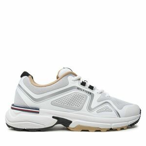 Sportcipők Tommy Hilfiger M Runner Tech Knit FM0FM05109 Fehér kép