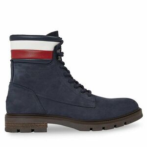 Bakancs Tommy Hilfiger Corporate Hilfiger Nubuck Boot FM0FM04801 Kék kép