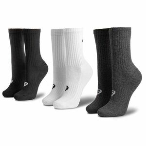 3 pár uniszex hosszú szárú zokni Asics 3PPK Crew Sock 155204 Fehér kép