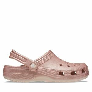 Papucs Crocs Classic Glitter Clog Quartz 205942 Rózsaszín aranyozás kép