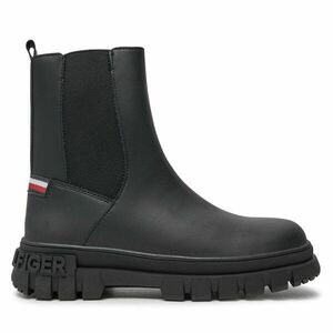 Bokacsizma Tommy Hilfiger Chelsea Boot T3A5-33599-1351 Fekete kép