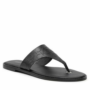 Flip-flops Calvin Klein Almond Flat Tp Slide Hf HW0HW01159 Fekete kép