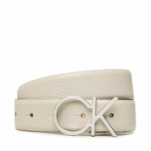 Női öv Calvin Klein Re-Lock Ck Logo Belt 30mm Pbl K60K610413 Bézs kép