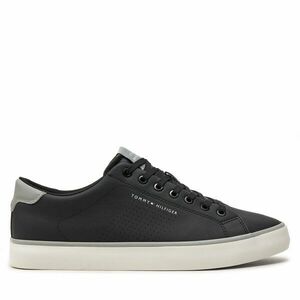 Sportcipők Tommy Hilfiger Th Hi Vulc Low Core Seasonal FM0FM05110 Fekete kép