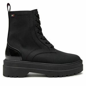 Bakancs Tommy Hilfiger Flag Ventile Lace Up Boot FW0FW08287 Fekete kép