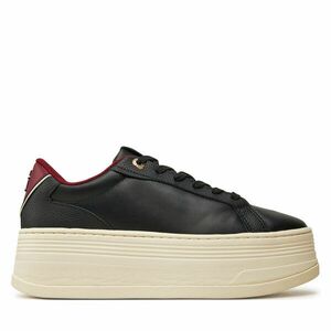 Sportcipők Tommy Hilfiger Th Platform Sneaker Triangle FW0FW08115 Fekete kép