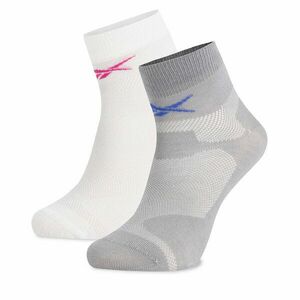 2 pár unsiex bokazokni Reebok R0403-SS24 (2-pack) Fehér kép