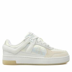 Sportcipők Calvin Klein Jeans Basket Cupsole Low Mix Ml Mtr YW0YW01490 Fehér kép