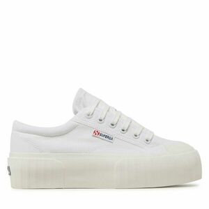 Tornacipő Superga Stripe Platform 2631 S5111SW Fehér kép